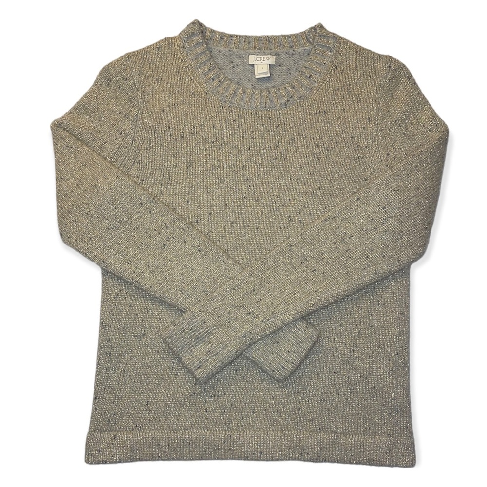 J Crew Champagne Crew Neck Sweater